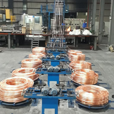 Vertical Continuous Casting Plant For Copper Rod Casting